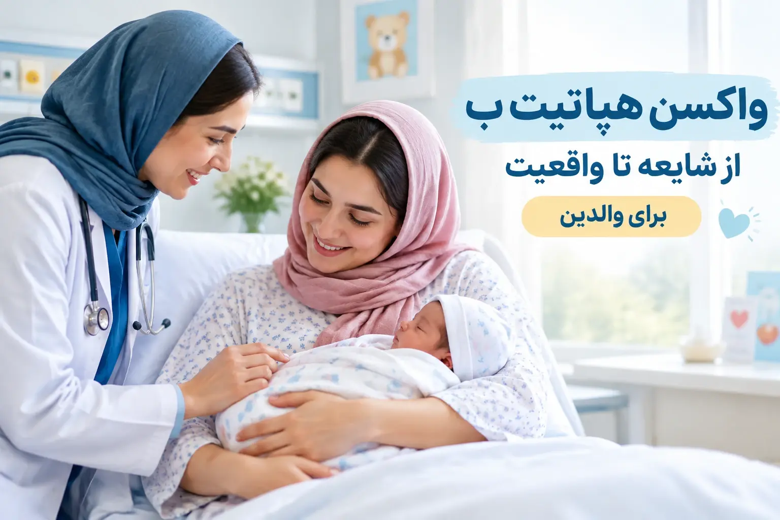 واکسن هپاتیت ب از شایعه تا واقعیت برای والدین